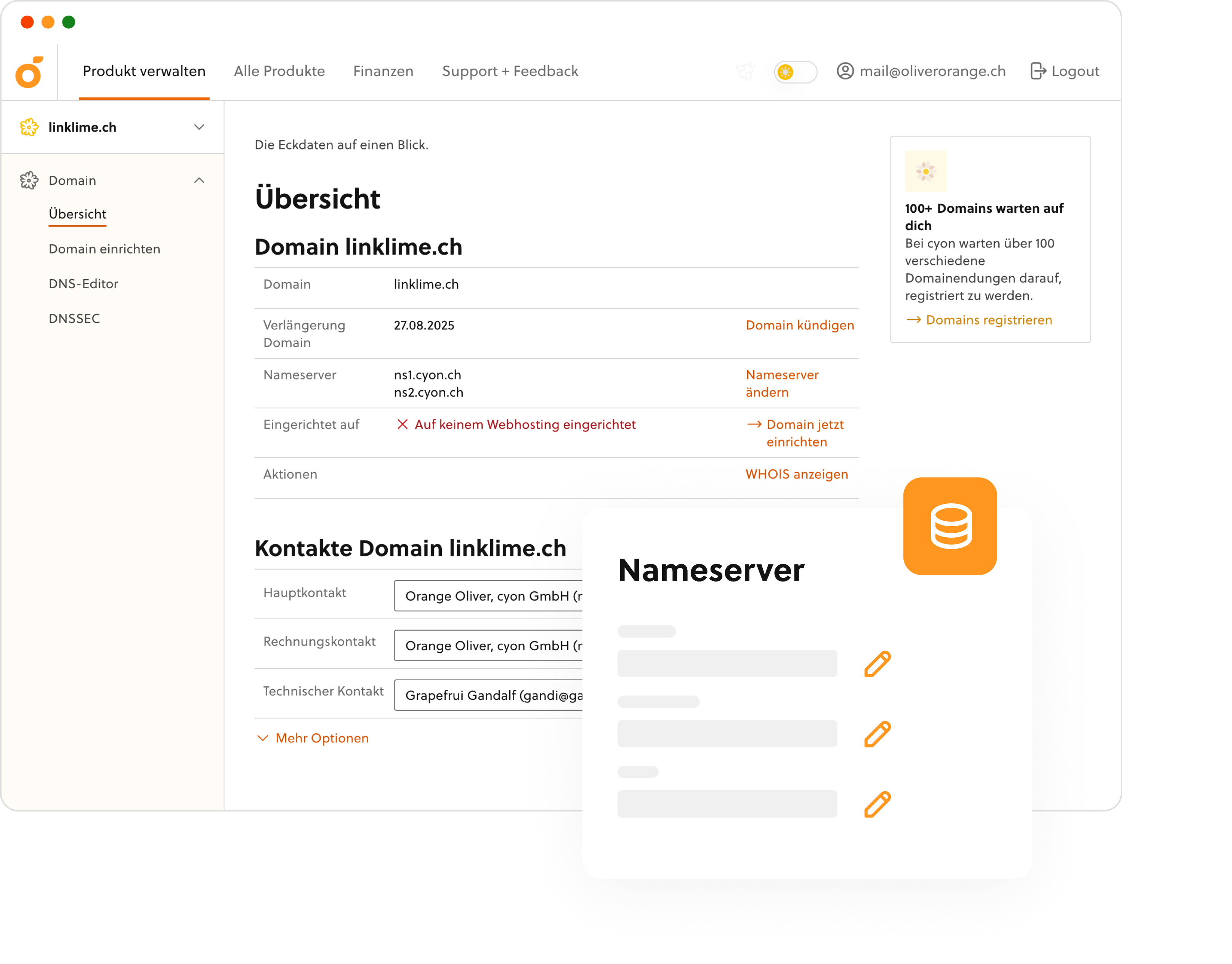 Domain kaufen | Jetzt beim Hoster der Herzen registrieren | cyon