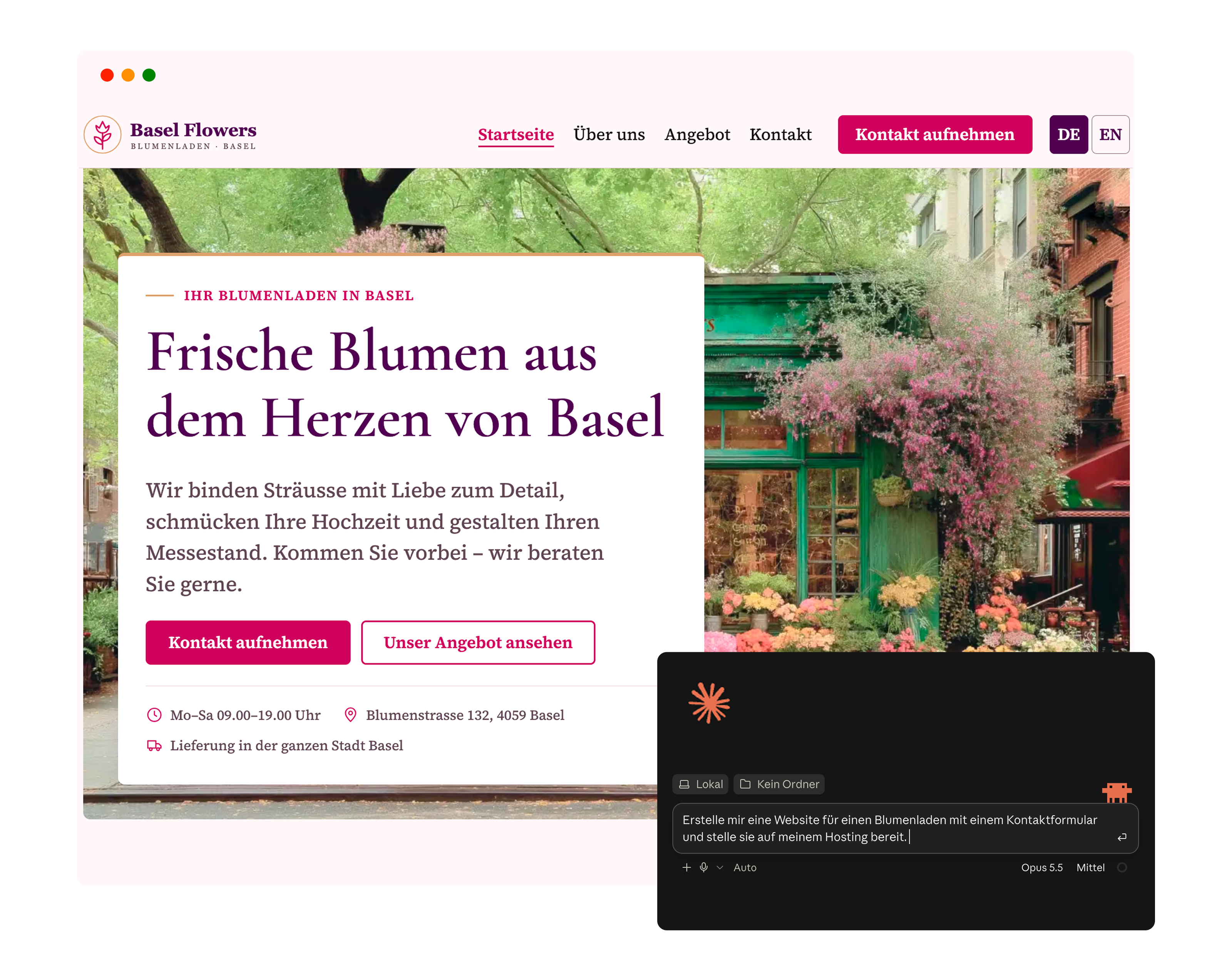 Neue Website erstellen
